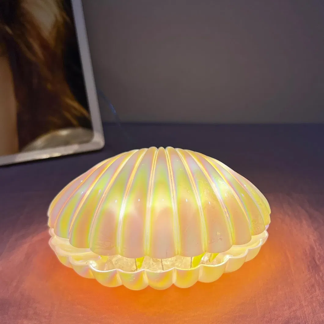 Floral Tulip Shell Night Light for Bedroom Dé Cor