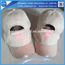 cotton material baseball cap with led lights