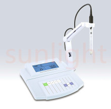 Education pH/mV/Temperature Meter, Benchtop pH Meter, PHS-3BW