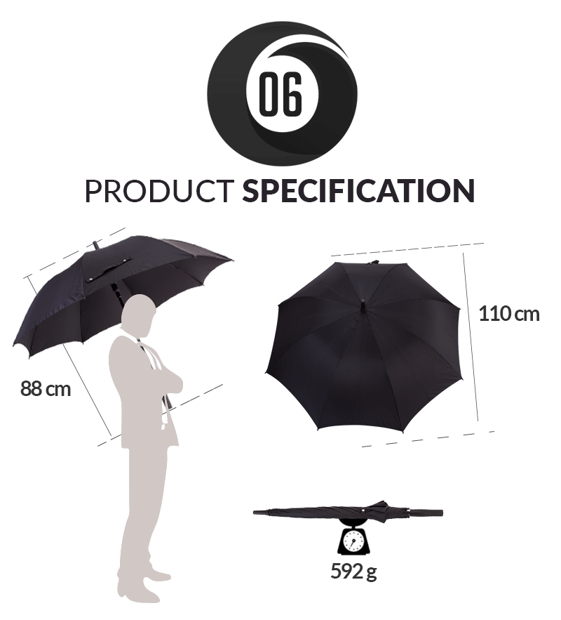 automatic straight umbrella