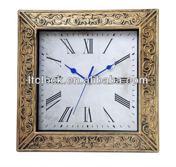 Classical wall clock with Roman numbers