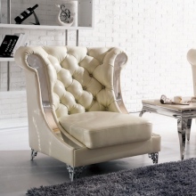 Modern Leather Single Seat Sofa 005