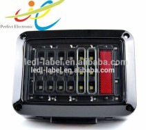 Hot Jeep Wrangler JK "SINISTER BLACK" LED Brake Taillight Smoke LED Rear Tail Lights Brake Lamp