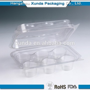 Good design transparent disposable PP plastic cupcake containers