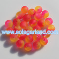 6MM 8MM Acrylic Round Two Tone Color Fishing Beads