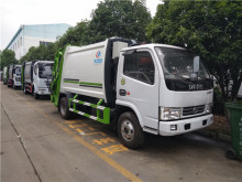 5m3 Dongfeng Rubbish Compactor Trucks