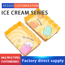 Food grade ice cream paper tray