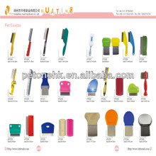 flexible pet dog rubber grooming brush