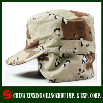 Camouflage military hat and cap