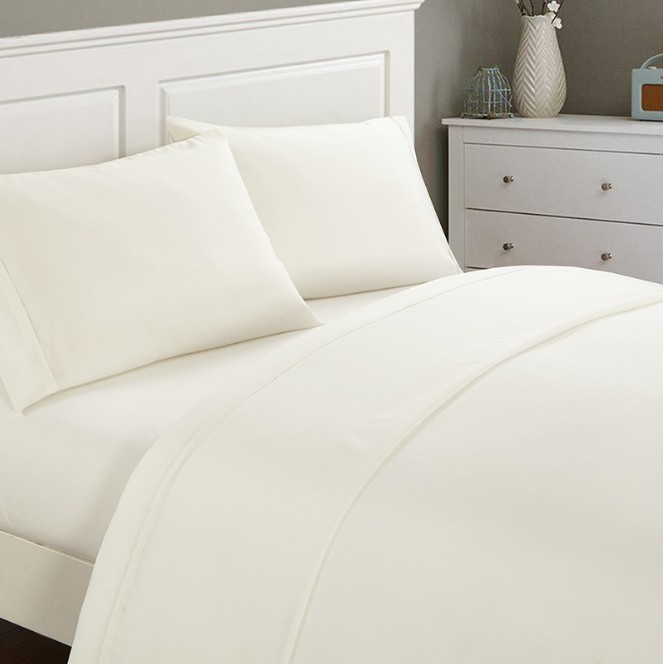 Cotton Sheets White Queen Sheets Set 800 Thread Count Cotton SATEEN Weave for Soft and Silky Feel Fits Mattress