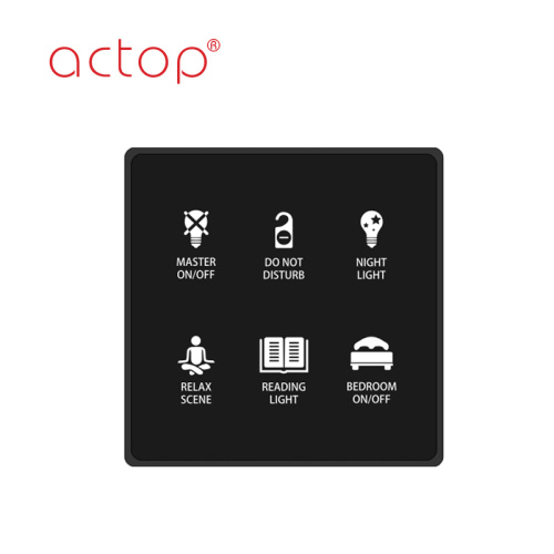 Touch Panel Smart Light Switch voor Smart Hotel