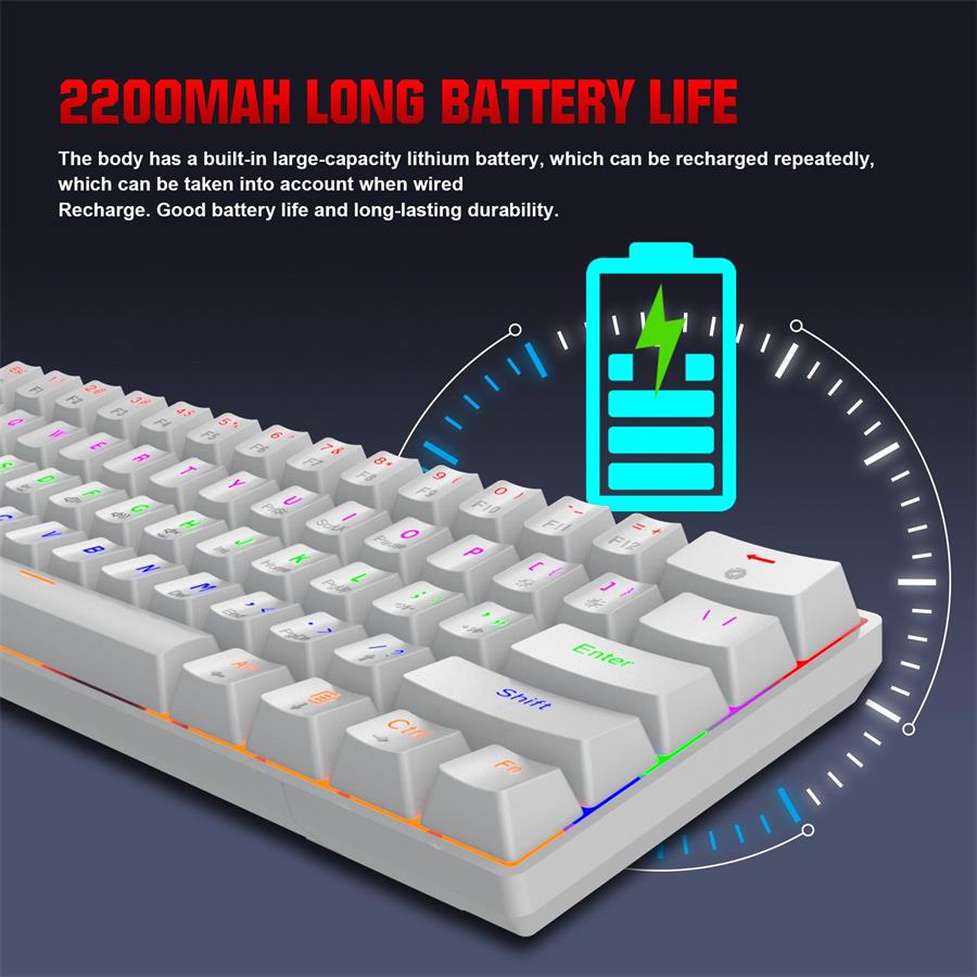 wireless rgb mechanical keyboard