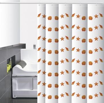Waterproof Bathroom printed Shower Curtain Quilt Pattern