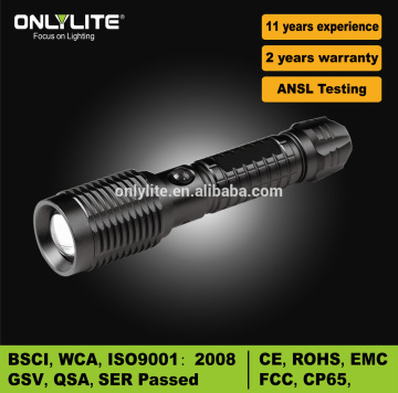 Adjustable focus led flashlight aluminium flashlight cree led flashlight