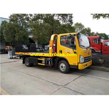 FAW 3ton Flatbed Wrecker Trucks