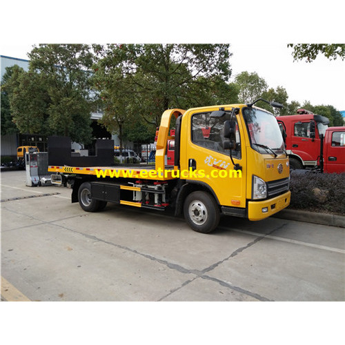 Camiones con plataforma FAW 3ton Wrecker