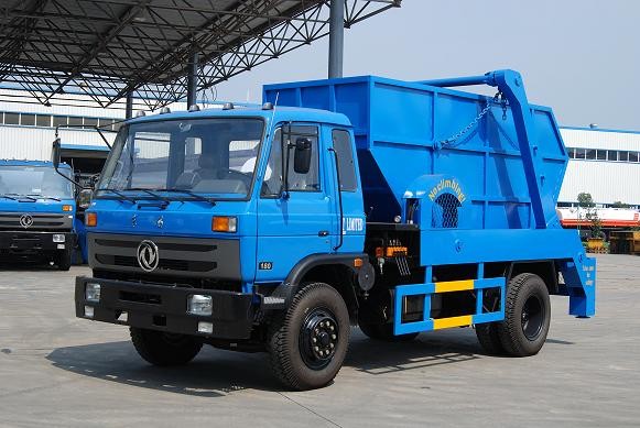 Hot sell 4x2 5CBM 10CBM Capacity 5tons 10tons 12tons Swing arm container garbage truck