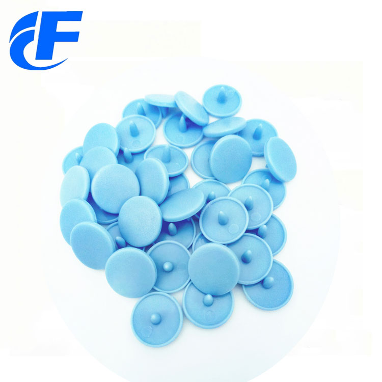 Fashion designer plastic press ring snap button