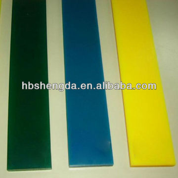 screen printing squeegees and screen printing material for silk screen printing machines