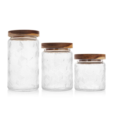 500ml 700ml 900ml Kitchen Food Storage Glass Container