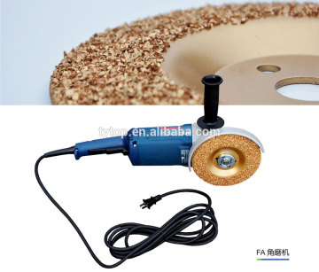 Professional angle grinder for rubber buffing