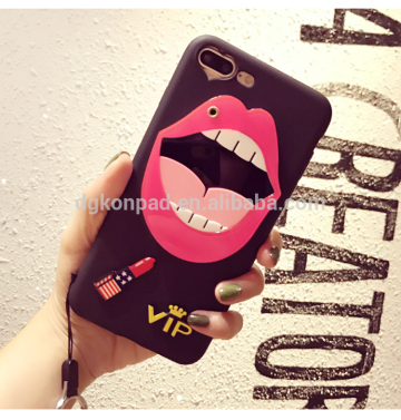 Cute mirror phone case for iphone 6, silicone phone case with mirror