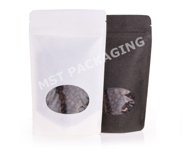 White Kraft Paper Compostable Biodegradable Bags