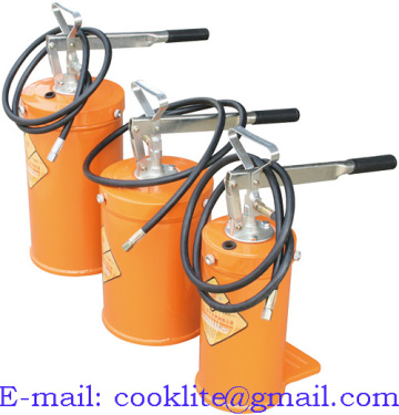 Hand Lever Grease Pump Portable Lubricator / Manual Oil Bucket Pump Lever Action Dispenser