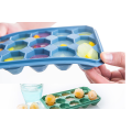 Custom 15-Cavity Silicone Ice Cube Trays with Lids