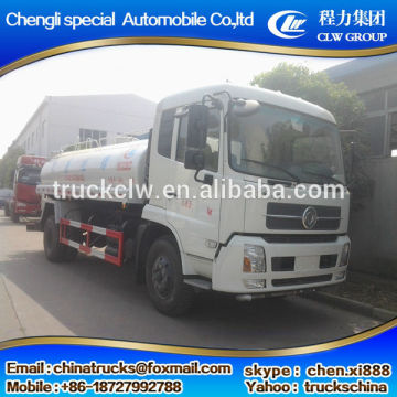 Famous dongfeng tianjin 4x2 LHD water truck sprinkler water tank truck