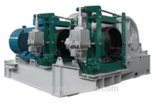 750KN frictional low speed electric winch