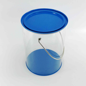 transparent lid window tin plate box