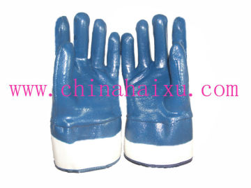 nitrile coated oil resistant work gloves