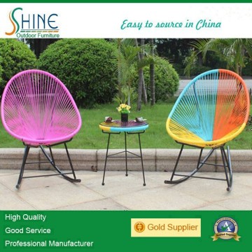 outdoor furniture egg shaped rattan sofa table and chair set