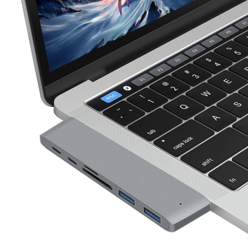 Type C Adapter Charger: 6-in-1 USB-C Adapter Hub and Docking Station