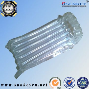 Top quality air plastic bag for wine glass bottle