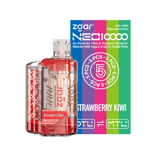 Zgar Neo 10000 Puffs-Strawberry &amp; Kiwi