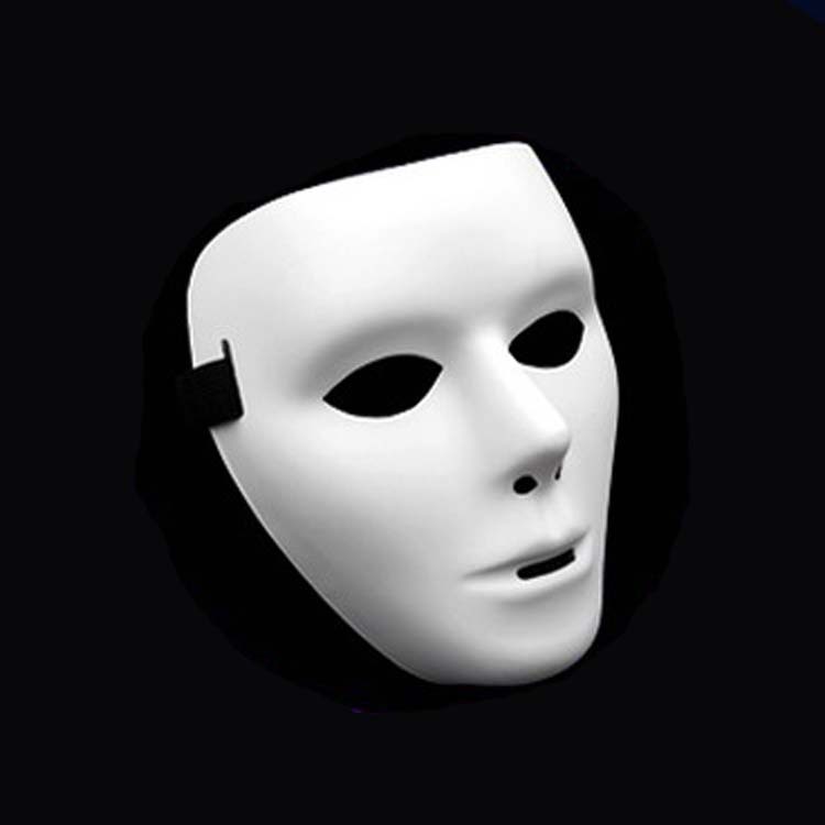 Halloween Mask Dancer Ghost Dance Street Dance Mask Hip-hop White Ball Death Easter Man Full Face Mask
