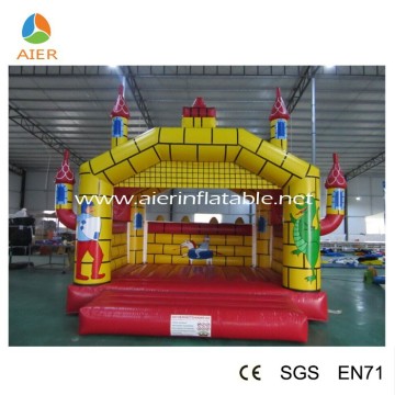 The knight save princess in the castle, inflatable castle of knight print, knight castle