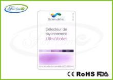 Photochromic UV Indicator Card Plastic Color Change UV Test