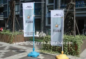 3m retractable affusion flag poles