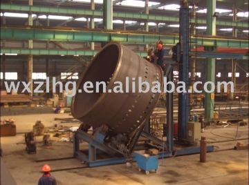 Welding column and boom