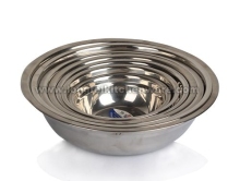 Stainless steel soup basin set