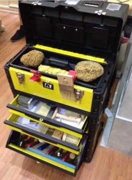 artist paint tools set