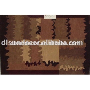 Handtufted modern wool rug