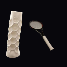 Özel özel tasarım silikon tenis raketi kolu kapağı