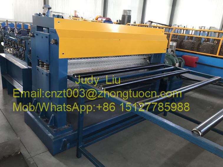 Metal steel sheet embossing machine for decorative metal sheet