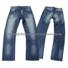 Designed Mens Blue Jeans