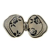 Gold and black butterfly barrette