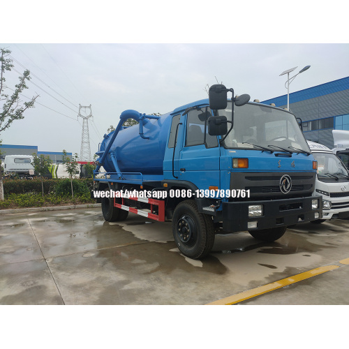 DONGFENG 8000 liters Suction Sewage Vacuum Tank Truck